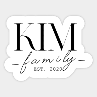 Kim Family EST. 2020, Surname, Kim Sticker